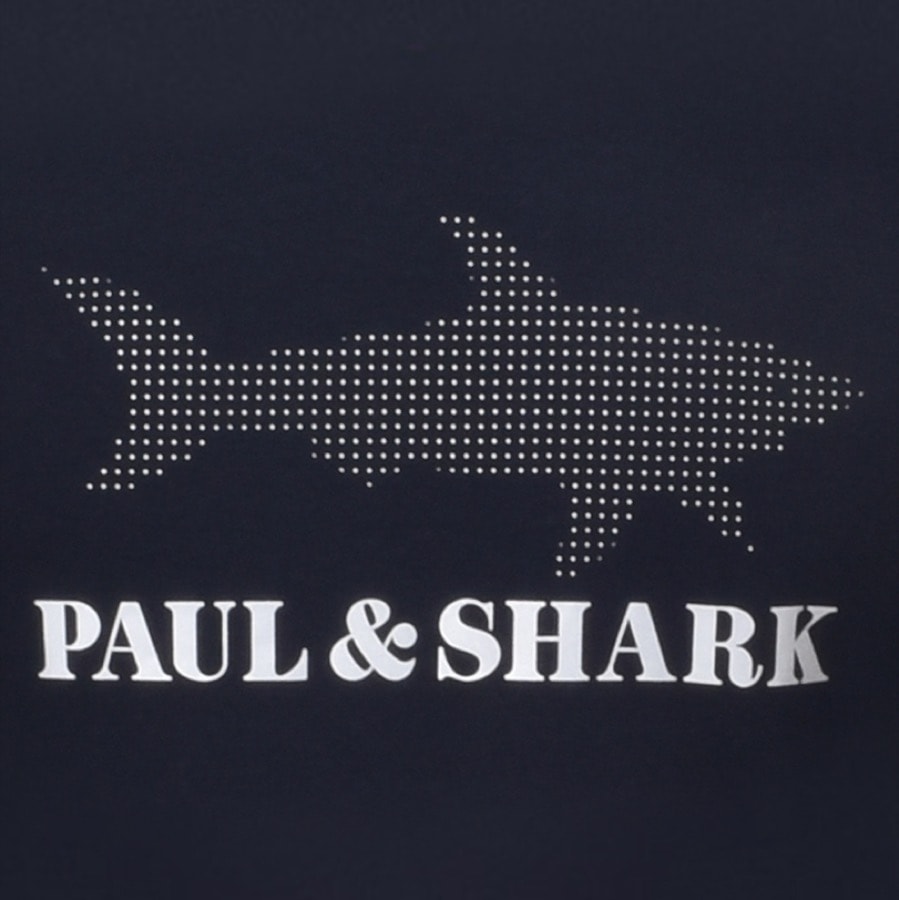Alternative Image for ProductPaul And Shark Logo T Shirt Navy3